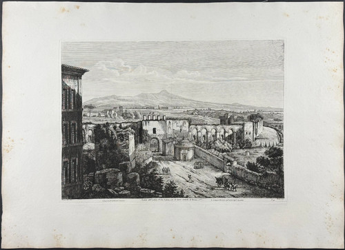 Veduta dell antica porta - dell'antica,