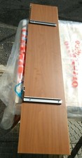 Mensola parete legno libreria supporti completi pensile scaffale arredamento 120