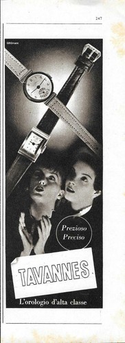 Orologi tavannes advertising - orologi,