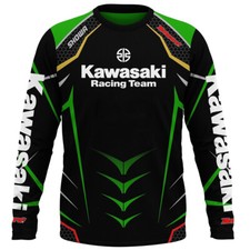 T-shirt manica lunga Kawasaki Motorcycle Racing Team