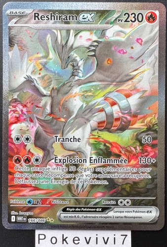 Carte pokemon reshiram 166 086 - carte,