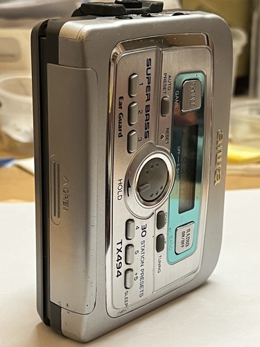 Aiwa portable radio cassette - radio,