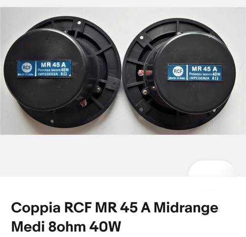Coppia midrange rcf - midrange,