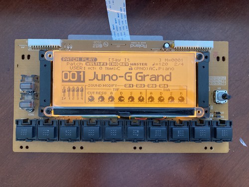 Roland juno schermo - juno, g