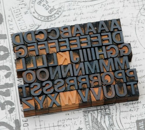 Alfabeto tipografia - alfabeto, a-z