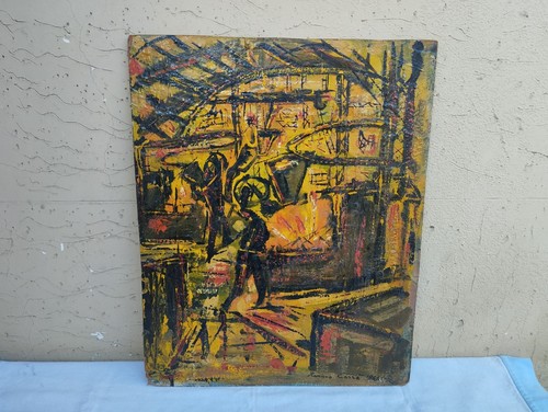 Dipinto olio masonite - dipinto,