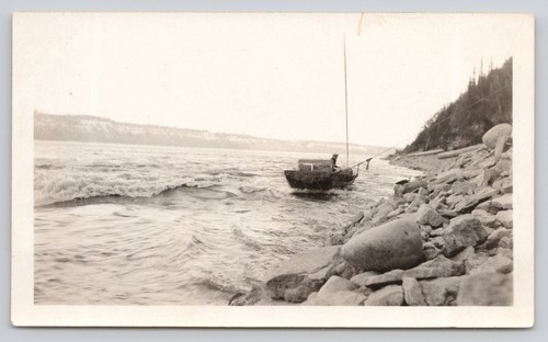 Foto epoca uomo - d'epoca, barca