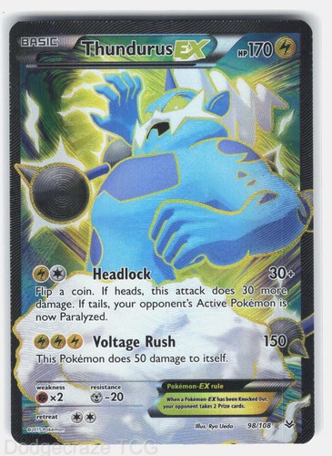 Thundurus 108 ultra - ex, rare