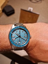 Bellissimo Zelos Blacktip automatico gmt teal dial, full set usato pochissimo.