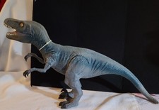 Large blue model - blue, velociraptor