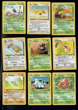 set completo di tutte le comuni e non comuni Jungle unlimited lotto Pokemon Wotc