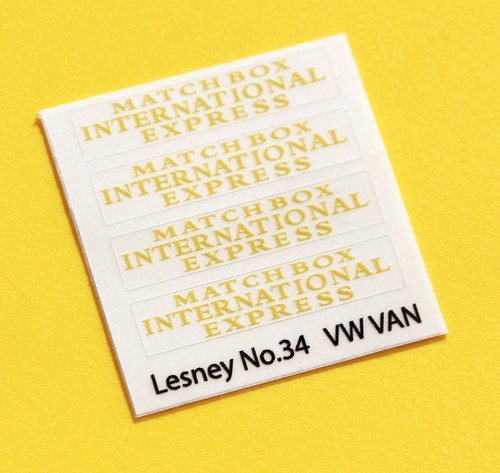 Lesney set adesivi - lesney,