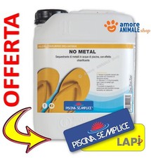 Lapi NO METAL → 5 kg SEQUESTRANTE METALLI - Effetto Chiarificante Acqua Piscina