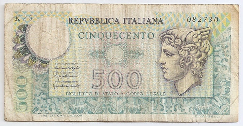 Italy 500 lire 1976 - lire,