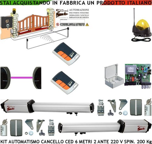 Cancello automatico 2 - mt,