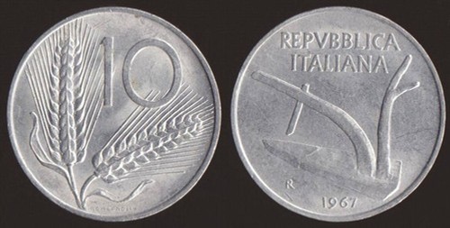 Lire 1967 italia - lire,