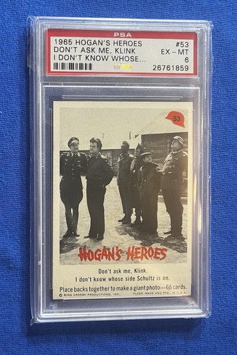 1965 fleer hogan heroes - heroes, #53