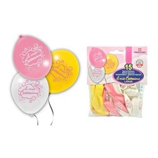 Palloncini Lattice Battesimo Girl Cfx15 Pb03324A
