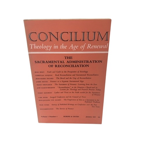 Concilium theology renewal - concilium,