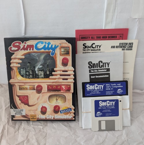 Simcity 1989 ibm maxis - ibm,