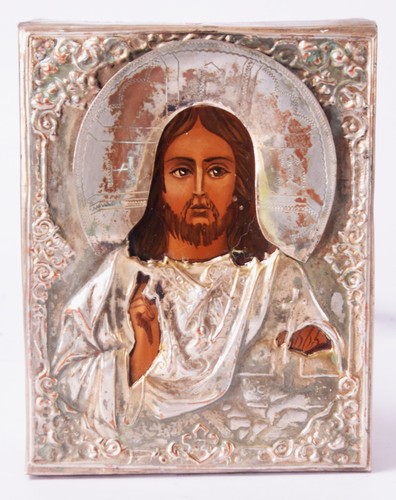 Antica icona dipinta mano - dipinta, a