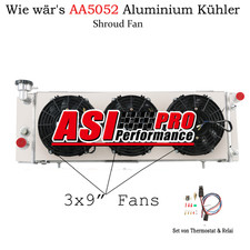 Shroud + 3 ventole 9" + relè