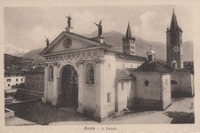 CARTOLINA  AOSTA VALLE D'