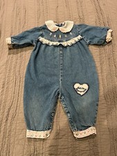 Pagliaccetto a bolle in denim