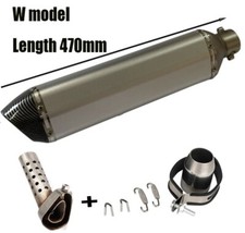 SCARICO MOTO CROSS UNIVERSALE MOTO SCOOTER SILENZIATORE TERMINALE MARMITTA 47 CM