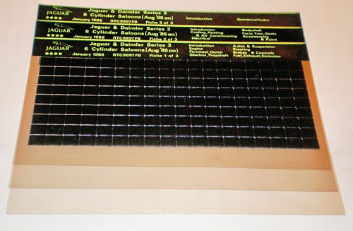 Microfiche catalogo ricambi - catalogo,