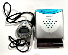 Sharp MD-ST70-Z Lettore MD Portatile Made in Japan MD-J MiniDisk TELECOMANDO FUNZIONANTE