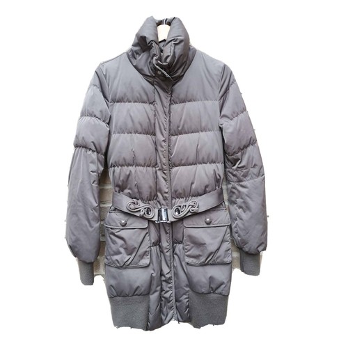 Piumino lungo marrone liu - piumino,
