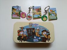 GADGETS DA COLLEZIONE MULINO BIANCO BARILLA + SCATOLA IN LATTA FLAUTI