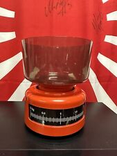Rara Bilancia Da Cucina Volore Rossa Vintage
