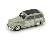 1:43 Brumm Fiat 500C Belvedere Chiusa 1951 Very Light Green Grey R029-01 Modelli