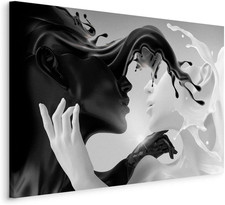 - Quadro Amore Coffee&Milk 120X80 Cm 1 Pezzo Stampa Su Tela - Quadri Moderni Sog