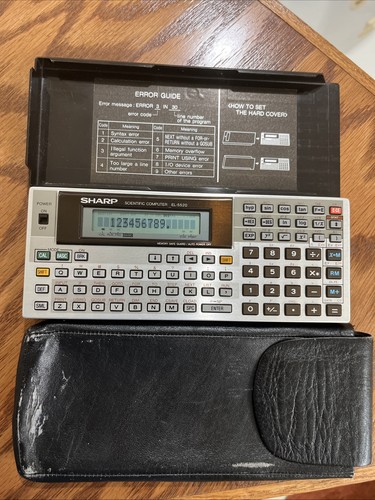 Sharp 5520 calcolatrice - sharp,