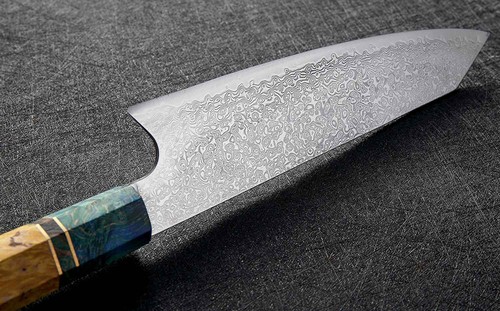Coltello damascato santoku - coltello,