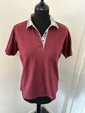 Polo donna Burberry rosso