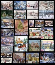 42 PAESAGGI NATALE E INNEVATI VILLAGGI CASE BAITE ALBERI SU USB DVD MICRO SD