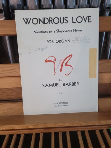 Samuel barber wondrous - samuel, love