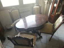 Set Tavolo e Sedie Antiche