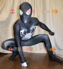 Black Symbiote Venom Bodysuit