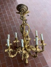 Lampadario a sospensione classico in Ottone 8 bracci