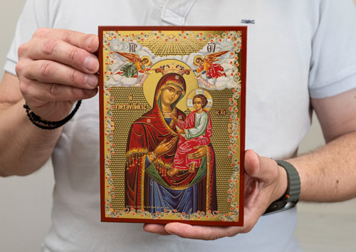 Icona ortodossa della vergine - icona,