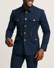 Giacche Safari Uomo Blu Navy
