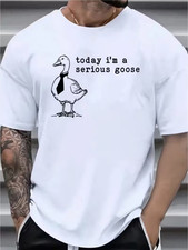 T-shirt uomo divertente oca