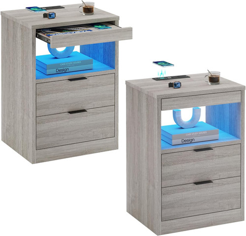 Comodini led set 2 - di,