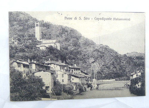 Vecchia cartolina pieve s - cartolina, di