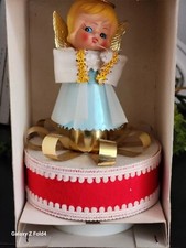 Vintage Wind Up Angel Turns